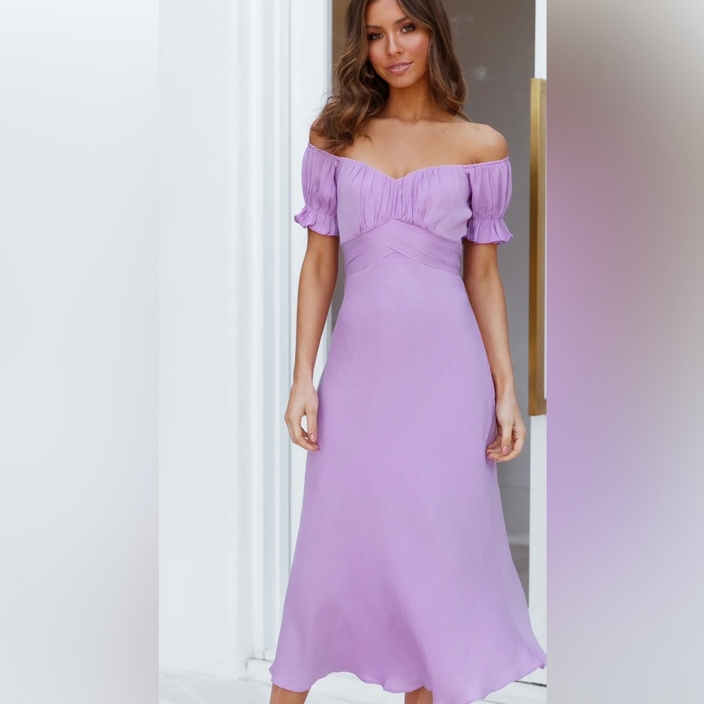 SKY CHILD MAXI DRESS LILAC from Hello Molly